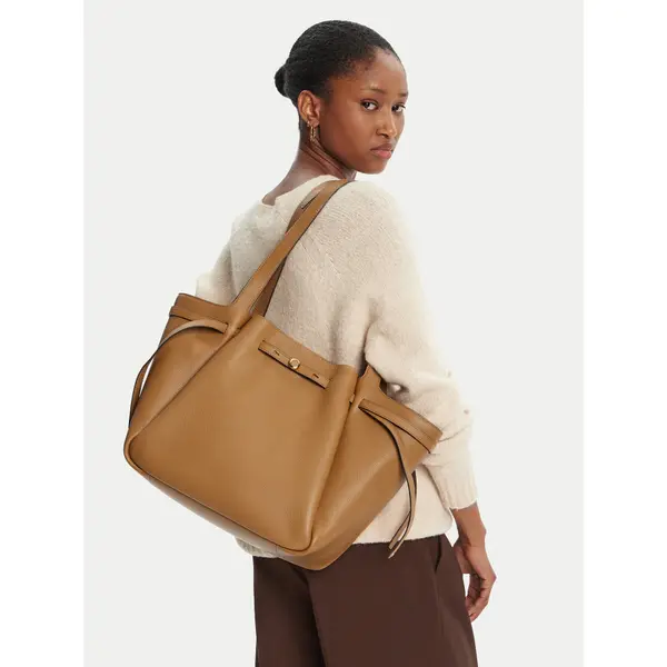 TORY BURCH Torbica Tory Burch Romy Tote 163388 Smeđa