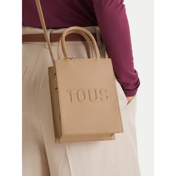 TOUS Torbica TOUS MINI BOLSO POP TOUS BRENDA 2002105943 Bež