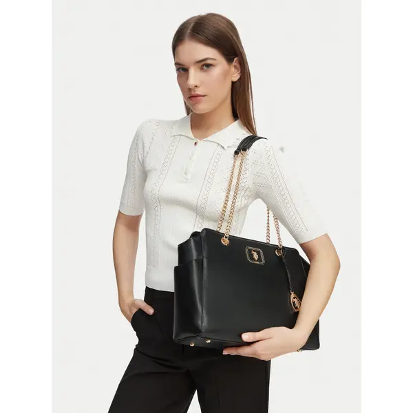 U.S. Polo Assn. Torbica U.S. Polo Assn. BIUXT8387WVP Crna