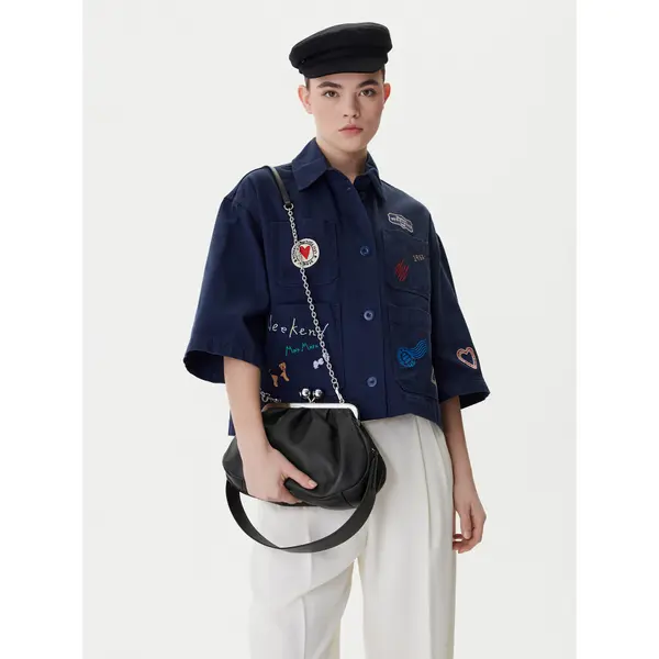 Weekend Max Mara Torbica Weekend Max Mara 2615511174600 Tamnoplava