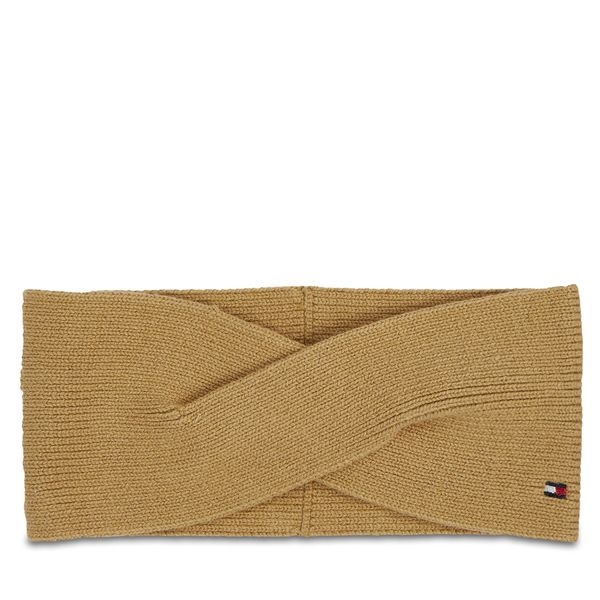 Tommy Hilfiger Traka za glavu Tommy Hilfiger Essential Flag Headband AW0AW15312 Classic Khaki RBL