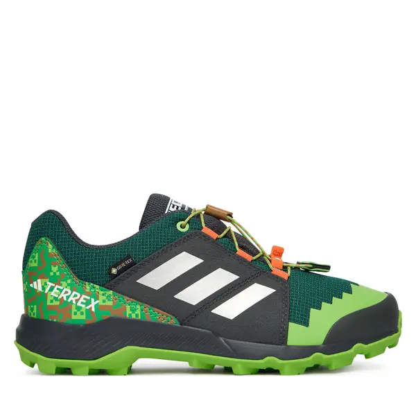 Adidas Trekking adidas Minecraft Terrex Gore-Tex Hiking JR1314 Zelena