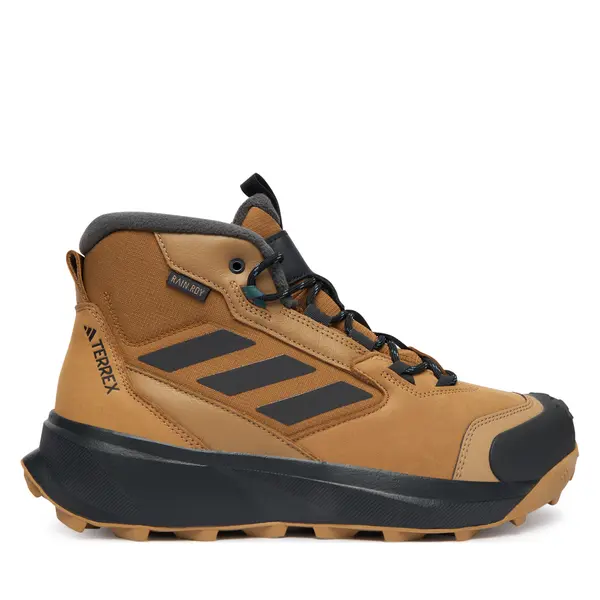 Adidas Trekking adidas Terrex Winter Leather Mid Cut Rain.Rdy Cold JR5297 Smeđa