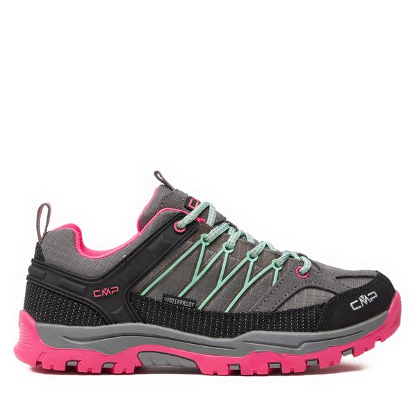 CMP Trekking CMP Kids Rigel Low Trekking Kids Wp 3Q54554J Cemento-Pink Fluo 35YN