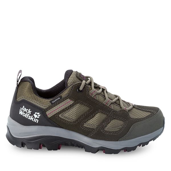 Jack Wolfskin Trekking Jack Wolfskin Vojo 3 Texapore Low W 4042451 Khaki / Burgundy