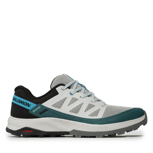 Salomon Trekking Salomon Outrise L47143200 Lunar Rock/Black/Algiers Blue