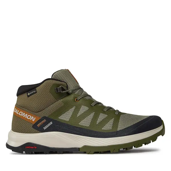Salomon Trekking Salomon Outrise Mid GORE-TEX L47143600 Kaki