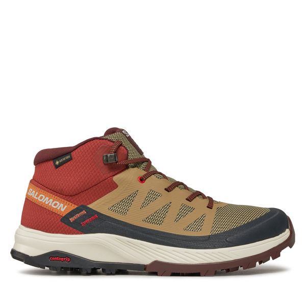 Salomon Trekking Salomon Outrise Mid Gtx L47143700 Smeđa