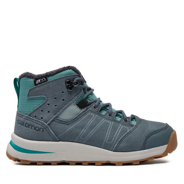 Salomon Trekking Salomon Utility Ts Cswp J 404787 14 W0 Trellis/Stormy Weather/Tropical Green