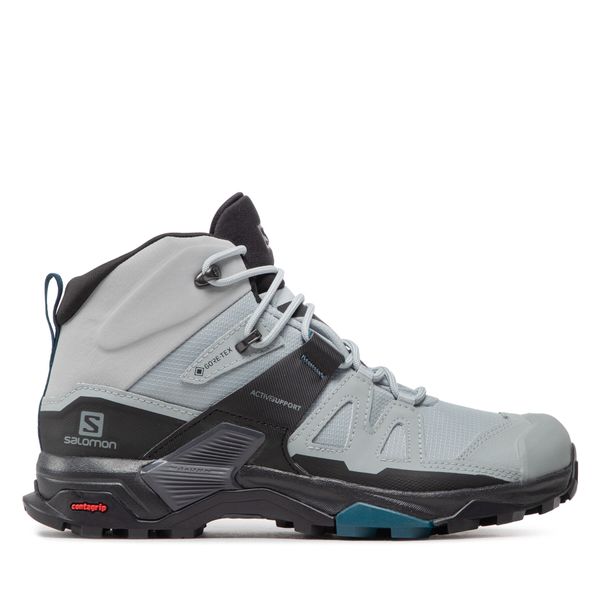 Salomon Trekking Salomon X Ultra 4 Mid Gtx W GORE-TEX L41624900 Quarry/Black/Legion Blue