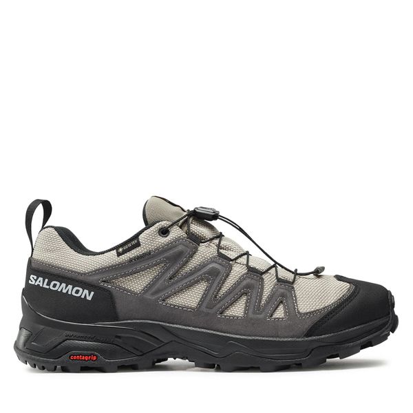 Salomon Trekking Salomon X Ward Leather GORE-TEX L47182100 Vintage Khaki/Black/Pewter