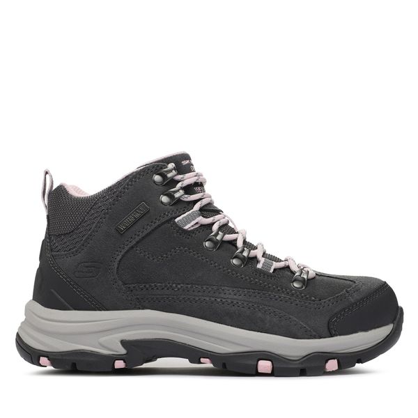 Skechers Trekking Skechers Skechers Trego-Alpine Trail Gray Suede/Pink Trim