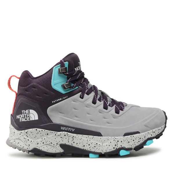 The North Face Trekking The North Face Vectiv Exploris Mid Futurelight Lthr NF0A5G3A32V1 Meld Grey/Dark Eggplant Purple