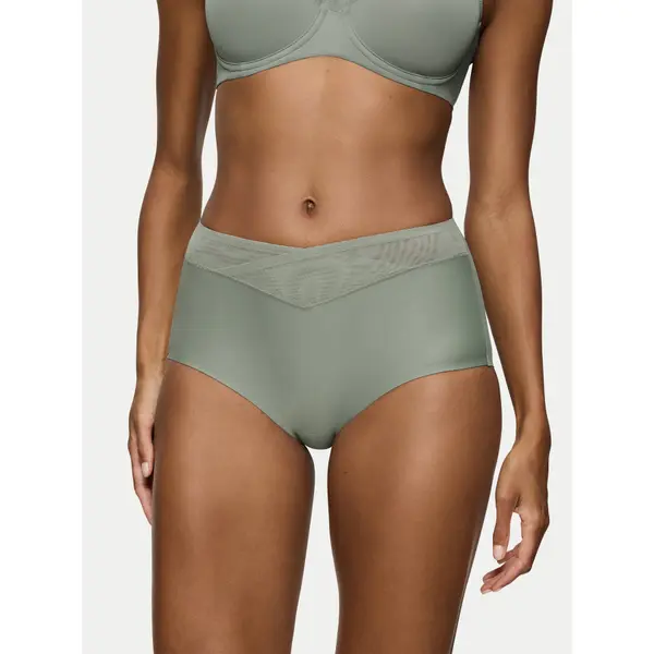 Triumph Triumph Klasične gaćice s visokim strukom True Shape Sensation 10218231 Zelena
