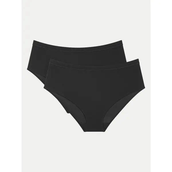 Triumph Triumph Set klasičnih bikini gaćica s visokim strukom﻿ Sense Of Modal 10224762 Crna