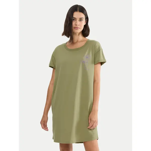 Triumph Triumph Spavaćica 10221117 Zelena Relaxed Fit