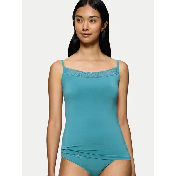 Triumph Triumph Top Feel Of Modal 10221654 Tirkizna Slim Fit