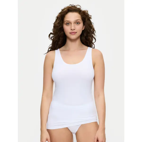 Triumph Triumph Top Sense Of Cotton 10224974 Bijela Slim Fit