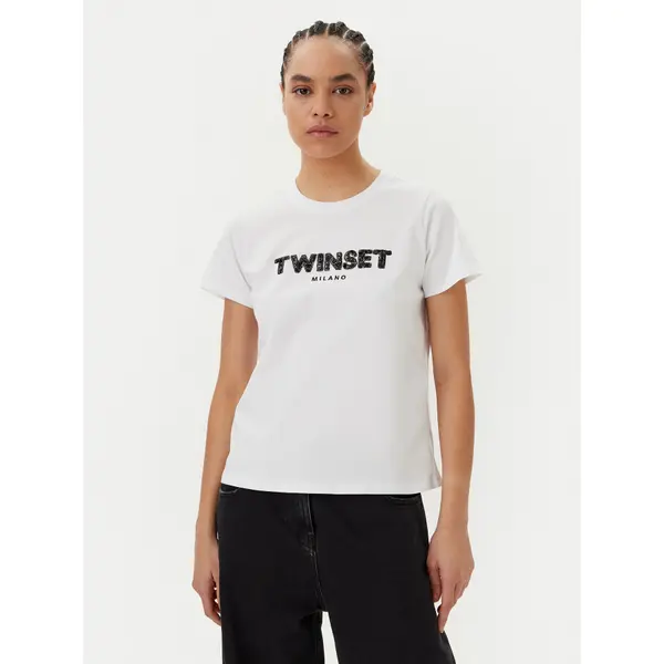 TWINSET TWINSET T-shirt 251TP2070 Bijela Regular Fit