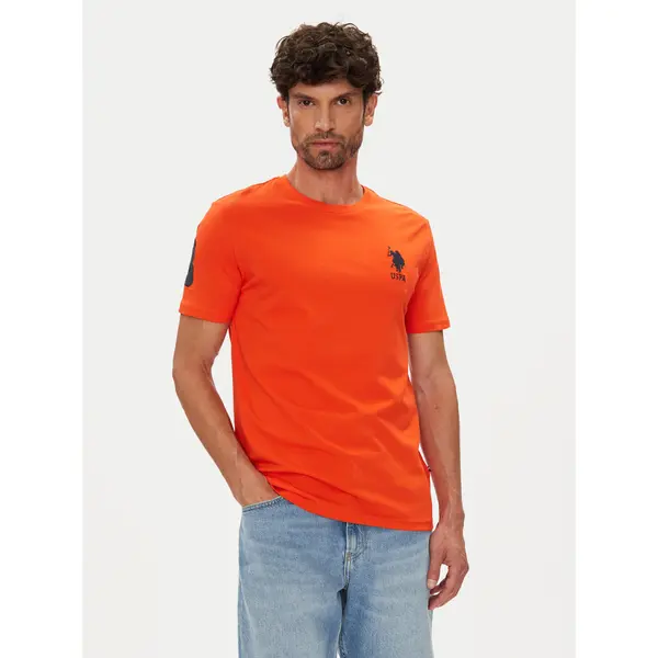 U.S. Polo Assn. U.S. Polo Assn. T-shirt MUP3311 Narančasta Slim Fit