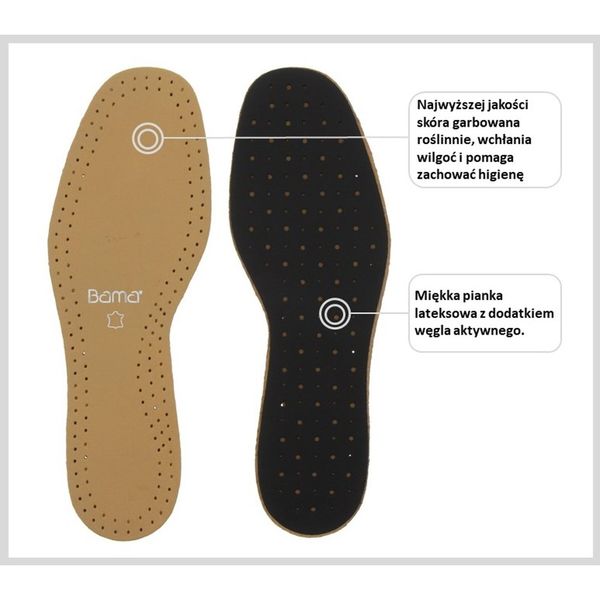 Bama Ulošci za cipele Bama Exquist 01710 r.38 Smeđa