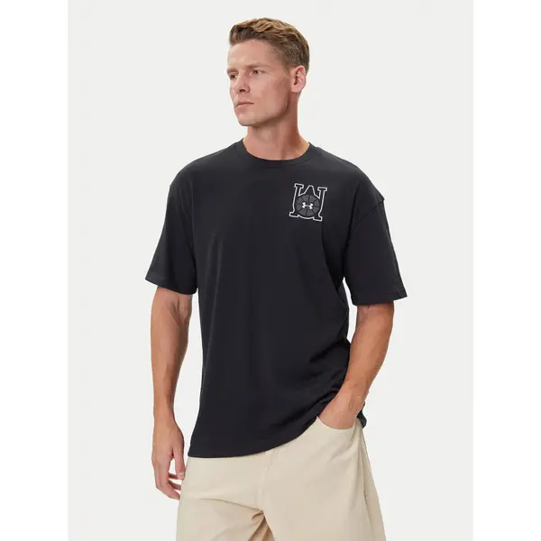 Under Armour Under Armour T-shirt Hoops Courtside 6003686 Crna Oversize