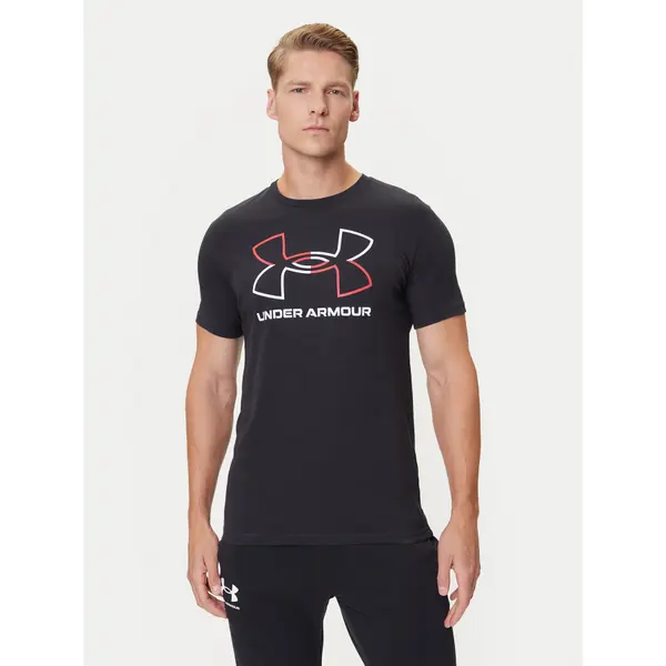Under Armour Under Armour T-shirt Ua Gl Foundation Update Ss 1382915-001 Crna Loose Fit