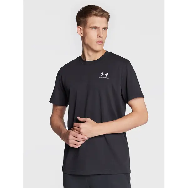 Under Armour Under Armour T-shirt Ua Logo Embroidered 1373997 Crna Relaxed Fit