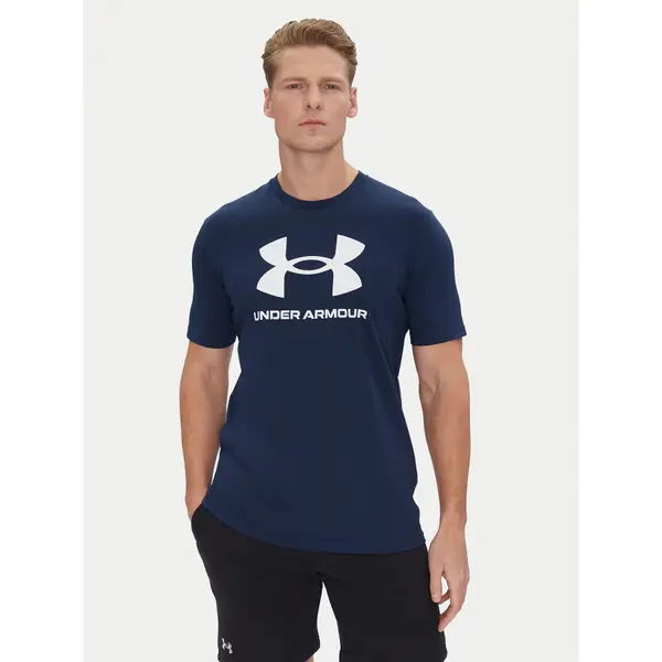 Under Armour Under Armour T-shirt Ua Sportstyle Logo Update Ss 1382911 Tamnoplava Loose Fit