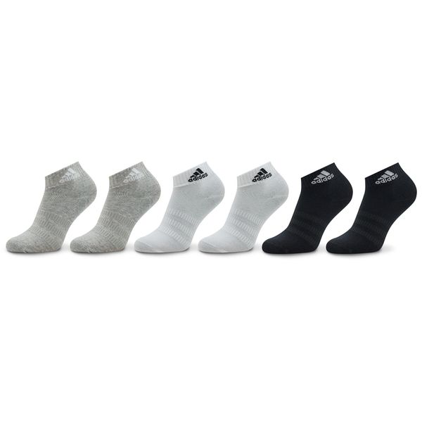 adidas Unisex niske čarape adidas Thin and Light Sportswear Ankle Socks 6 Pairs IC1307 medium grey heather/white/black