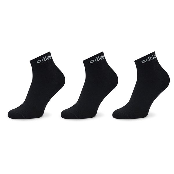 adidas Unisex niske čarape adidas Think Linear Ankle Socks 3 Pairs IC1305 Crna
