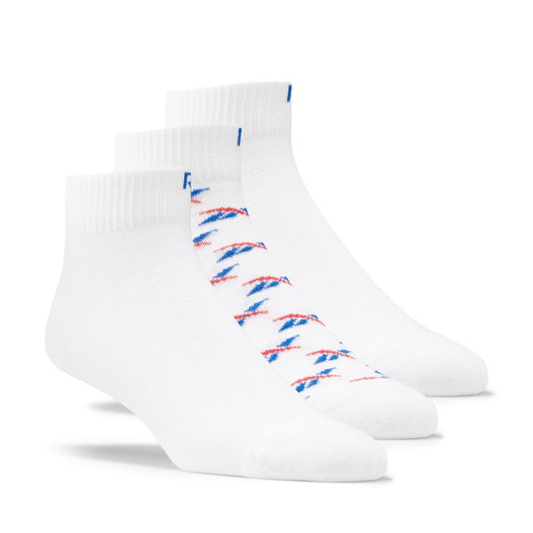 Reebok Unisex niske čarape Reebok Classics Ankle Socks 3 Pairs GD1030 white/vector blue/vector red