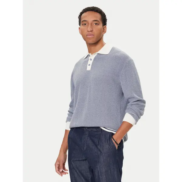 United Colors of Benetton United Colors Of Benetton Polo 10C1K301N Tamnoplava Regular Fit