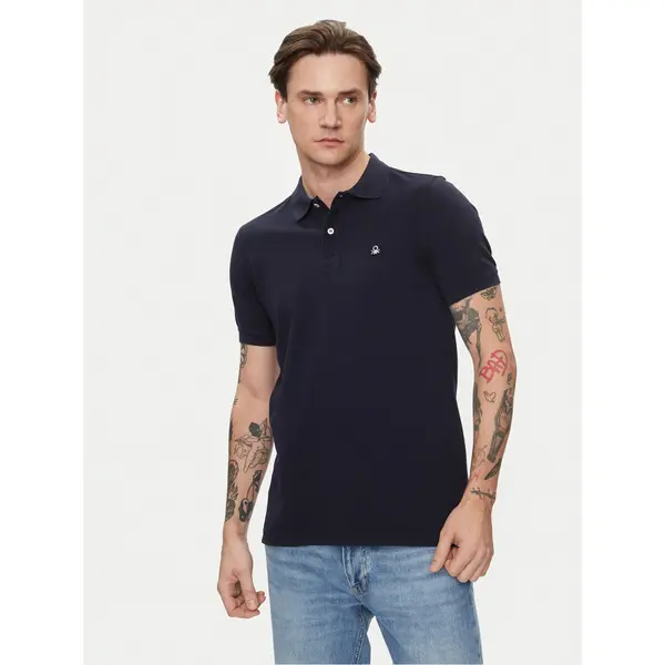United Colors of Benetton United Colors Of Benetton Polo 3089J3179 Tamnoplava Regular Fit