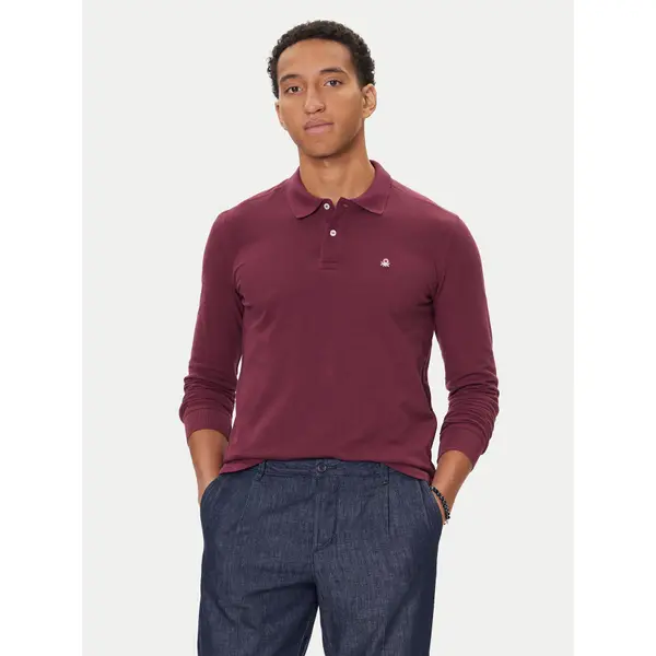United Colors of Benetton United Colors Of Benetton Polo 3089J3204 Ljubičasta Regular Fit