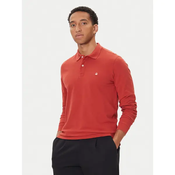 United Colors of Benetton United Colors Of Benetton Polo 3089J3204 Tamnocrvena Regular Fit