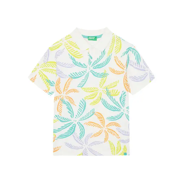 United Colors of Benetton United Colors Of Benetton Polo 36Y4C301W Šarena Regular Fit