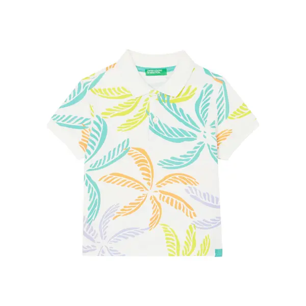 United Colors of Benetton United Colors Of Benetton Polo 36Y4G300Y Šarena Regular Fit