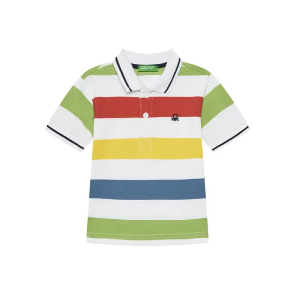 United Colors of Benetton United Colors Of Benetton Polo 39QAG300V Šarena Regular Fit