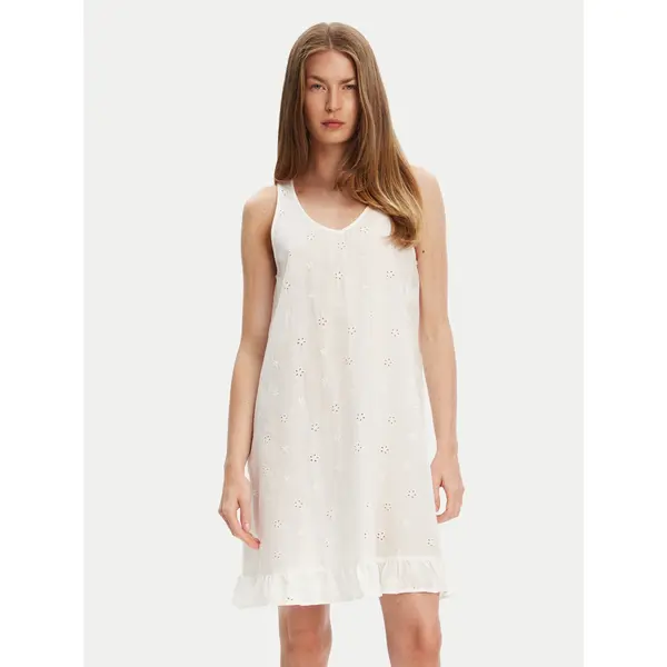 United Colors of Benetton United Colors Of Benetton Spavaćica 4SHX3C008 Écru Regular Fit
