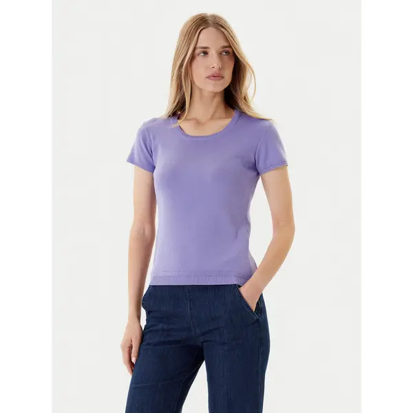 United Colors of Benetton United Colors Of Benetton T-shirt 1091D1M10 Ljubičasta Regular Fit