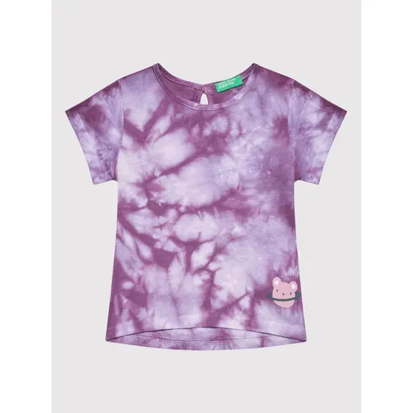 United Colors of Benetton United Colors Of Benetton T-shirt 3085G103E Ljubičasta Regular Fit