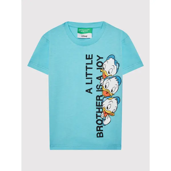 United Colors of Benetton United Colors Of Benetton T-shirt 3096G103I Plava Regular Fit