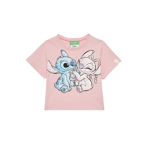 United Colors of Benetton United Colors Of Benetton T-shirt 35RYG10HQ Ružičasta Regular Fit