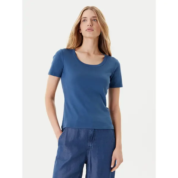 United Colors of Benetton United Colors Of Benetton T-shirt 3GA2D1066 Tamnoplava Slim Fit