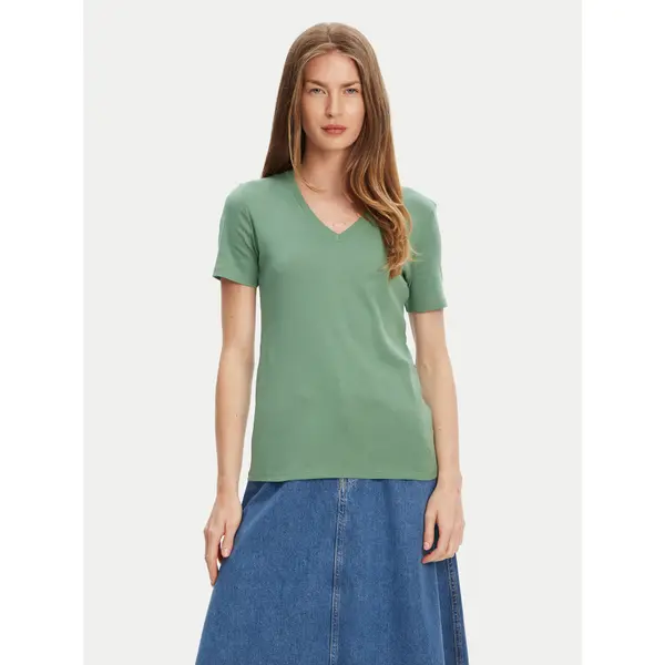 United Colors of Benetton United Colors Of Benetton T-shirt 3GA2E4230 Zelena Regular Fit