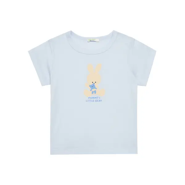 United Colors of Benetton United Colors Of Benetton T-shirt 3I1XA1067 Plava Regular Fit