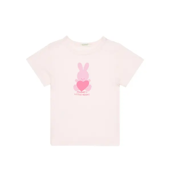 United Colors of Benetton United Colors Of Benetton T-shirt 3I1XA1067 Ružičasta Regular Fit