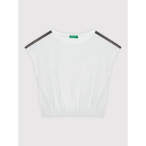 United Colors of Benetton United Colors Of Benetton T-shirt 3I1XC102T Bijela Regular Fit