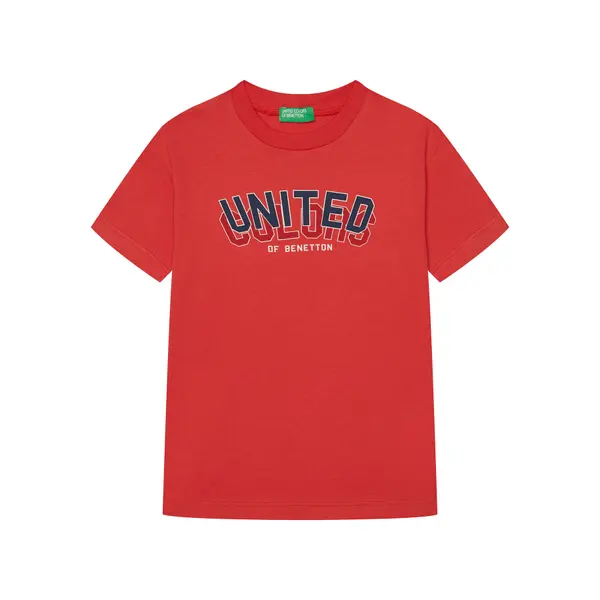 United Colors of Benetton United Colors Of Benetton T-shirt 3I1XC10N3 Crvena Regular Fit